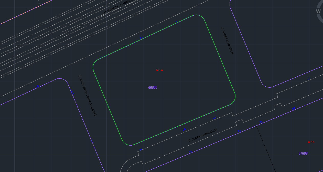 Importación GML catastral georreferenciado en DWGExplorer